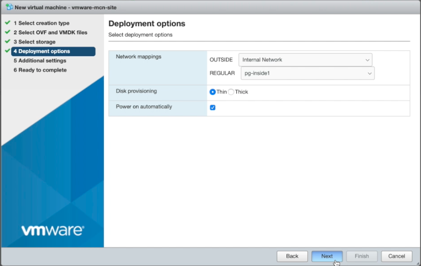 Figure: VM Deployment Options
